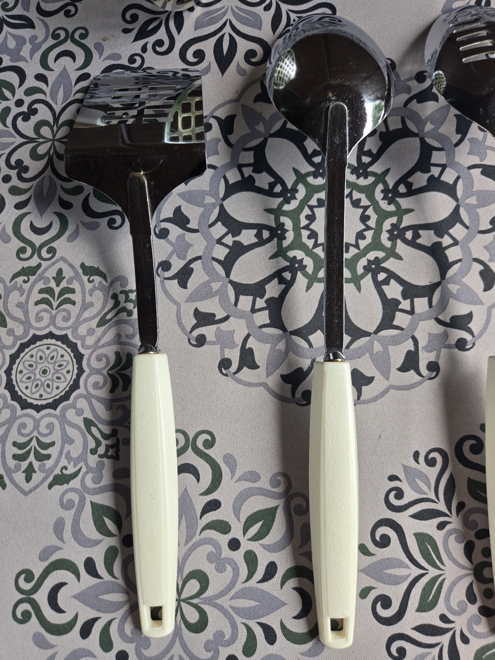 Ekco Spice Of Life Print Kitchen Utensils - Set Of 5 - Picture 9 of 12